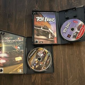 PlayStation 2 Corvette 50 & Test Drive Games